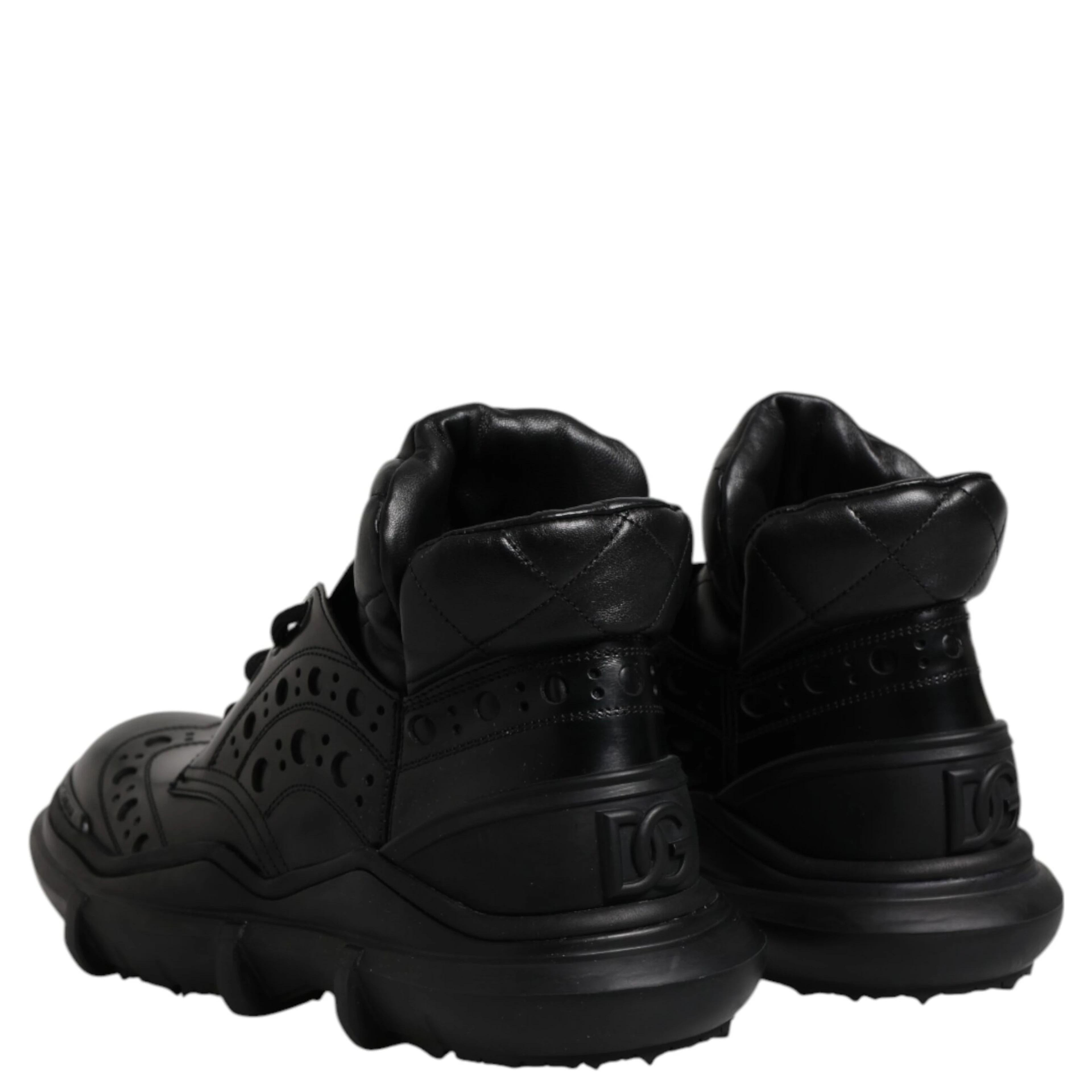 Black Leather Casual Mens Ankle Boots Shoes