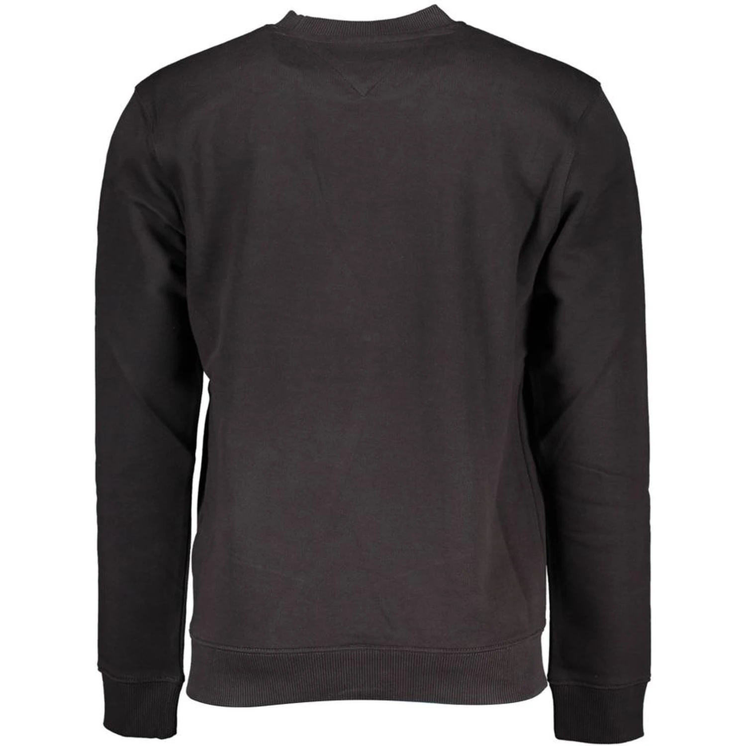 Black Cotton Men Sweater