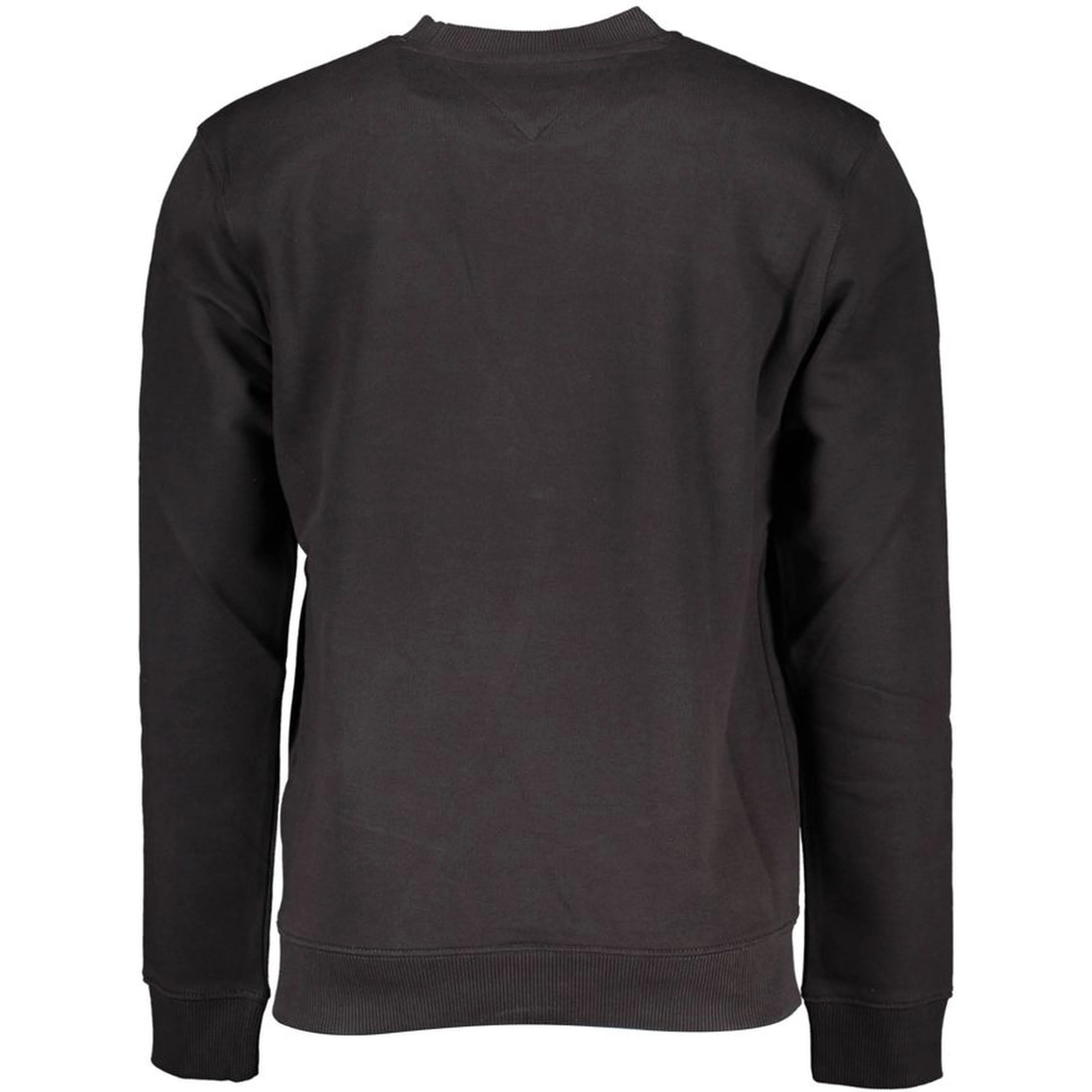 Black Cotton Men Sweater