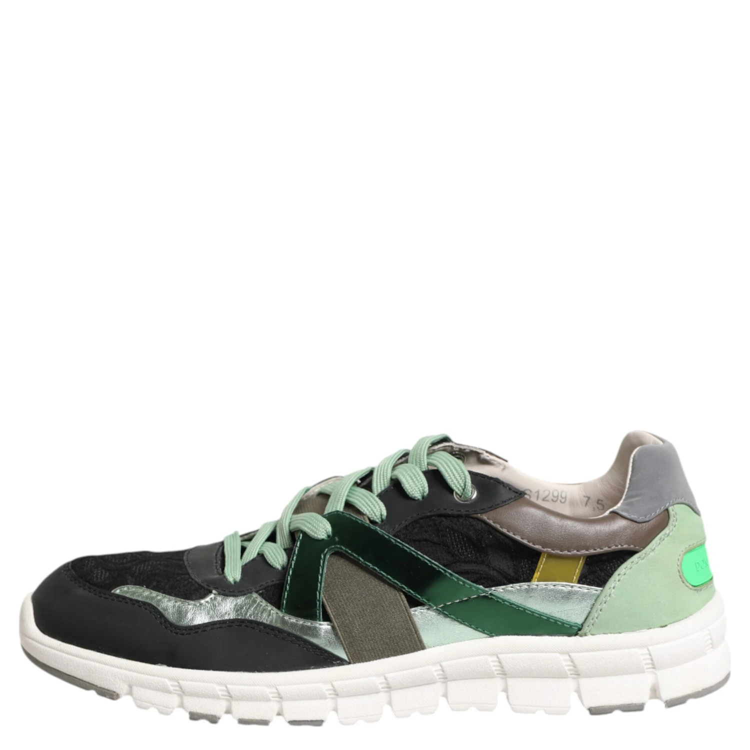 Multicolor Lace Up Low Top Sneakers Shoes