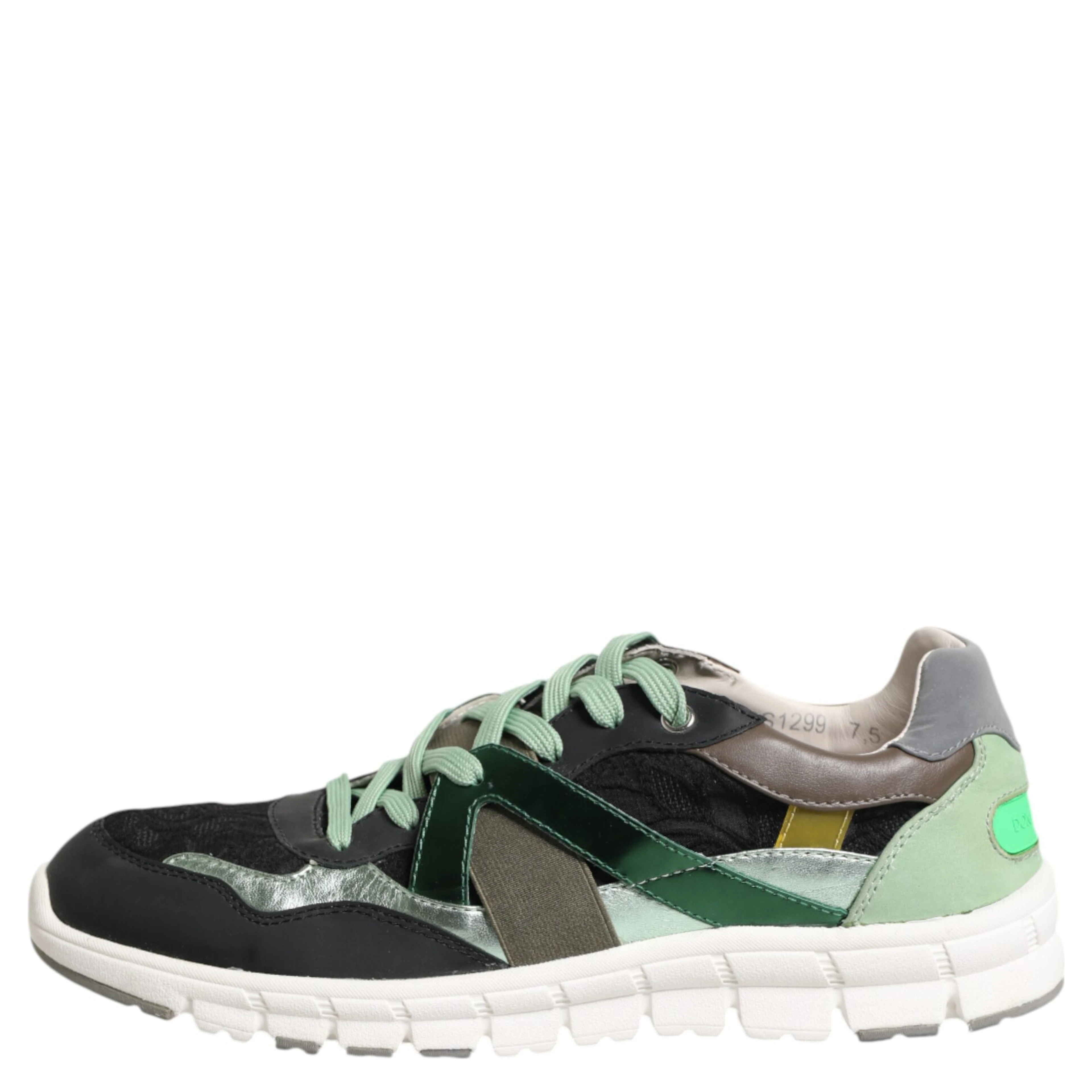 Multicolor Lace Up Low Top Sneakers Shoes