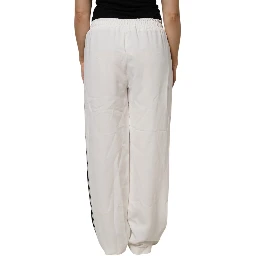 White Jogger Sweatpants Pants
