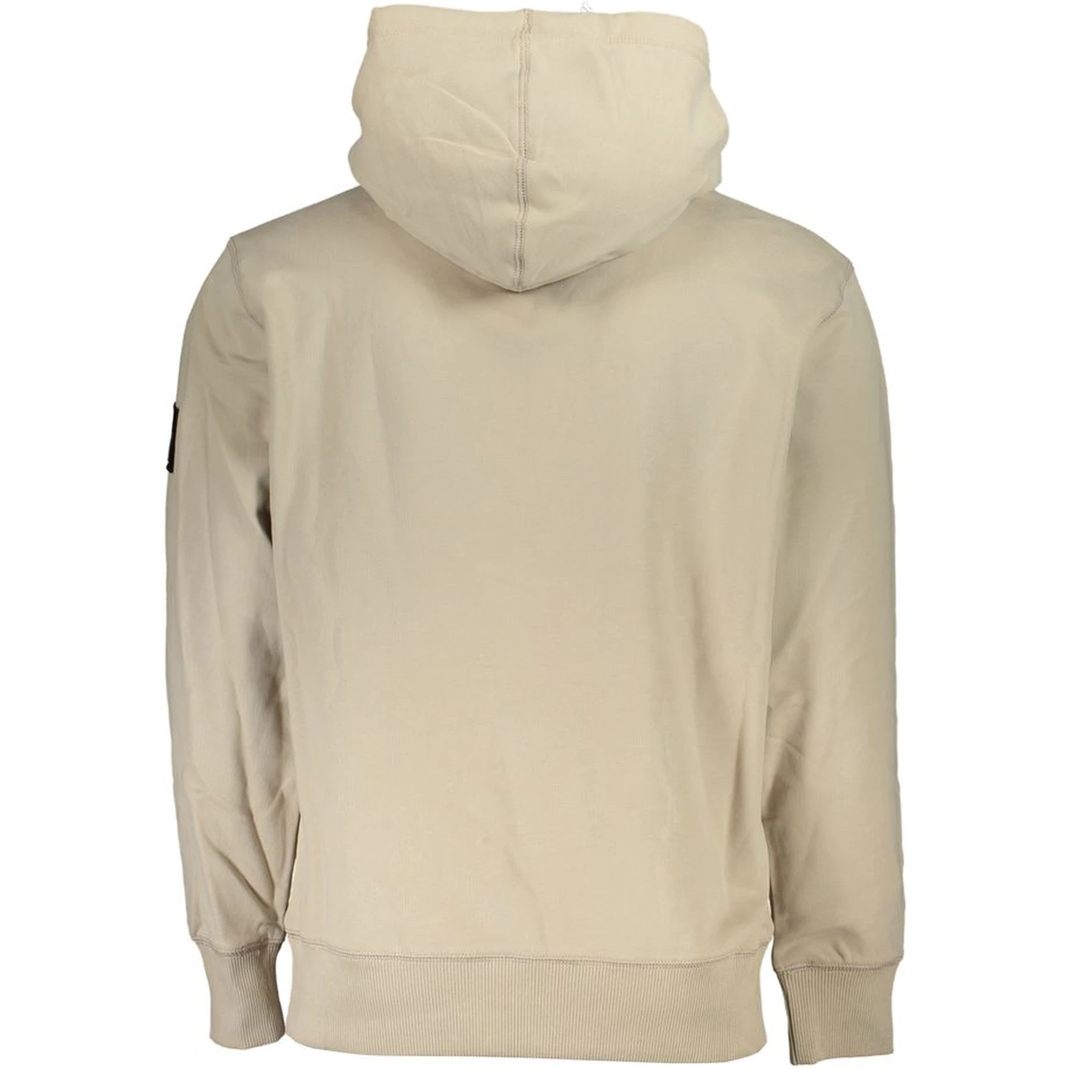 Beige Cotton Men Sweater