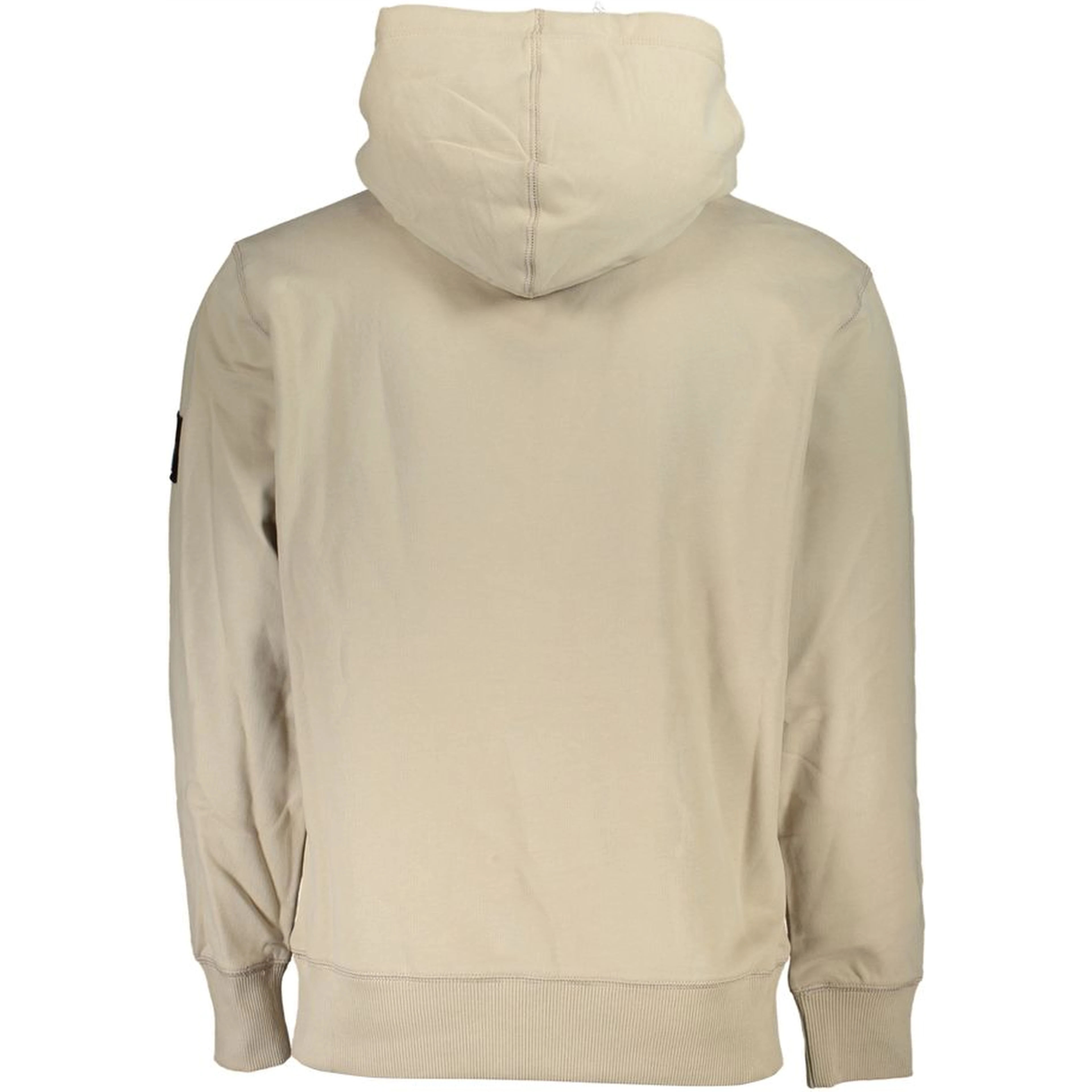 Beige Cotton Men Sweater