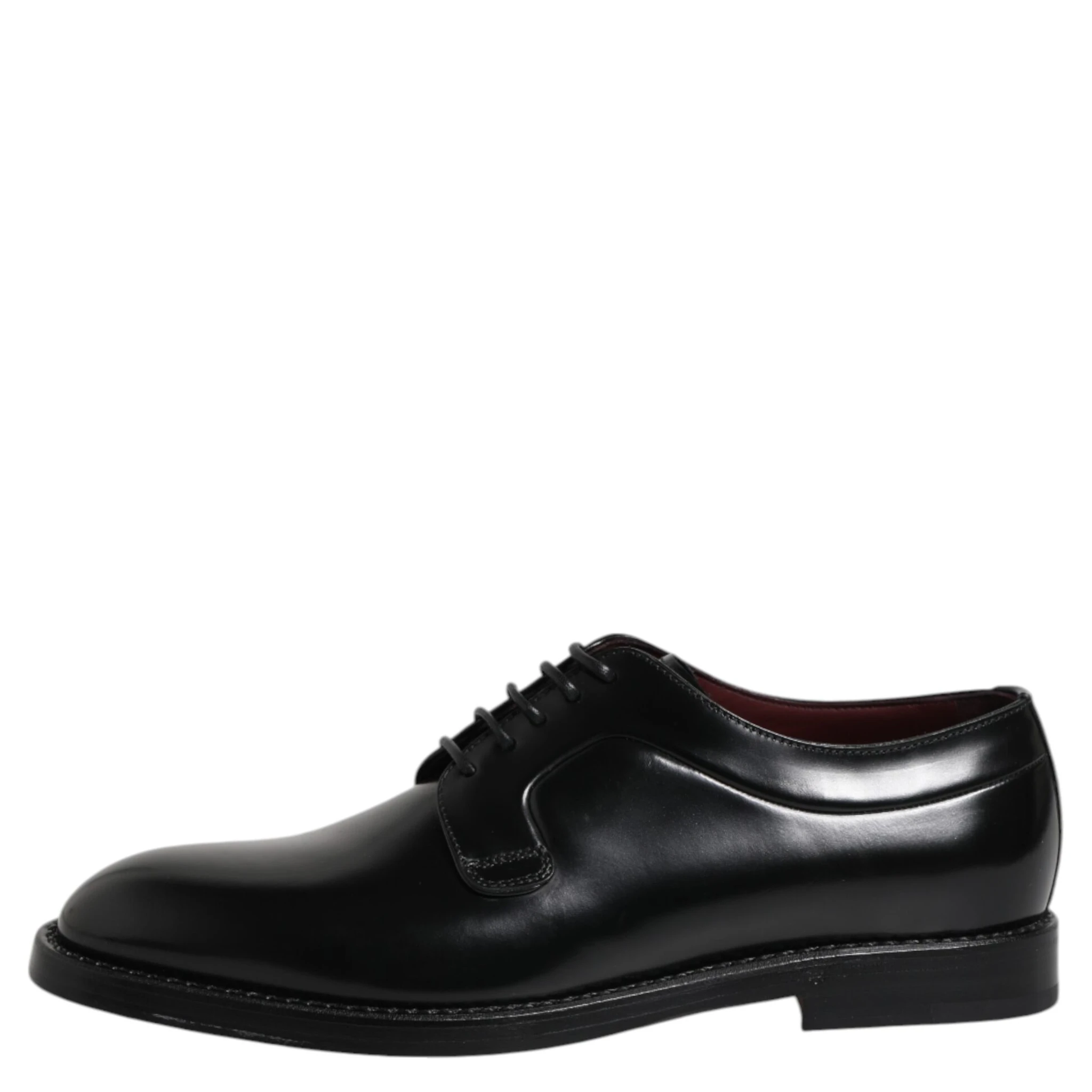 Black Leather Lace Up Derby Dress Formal Shoes