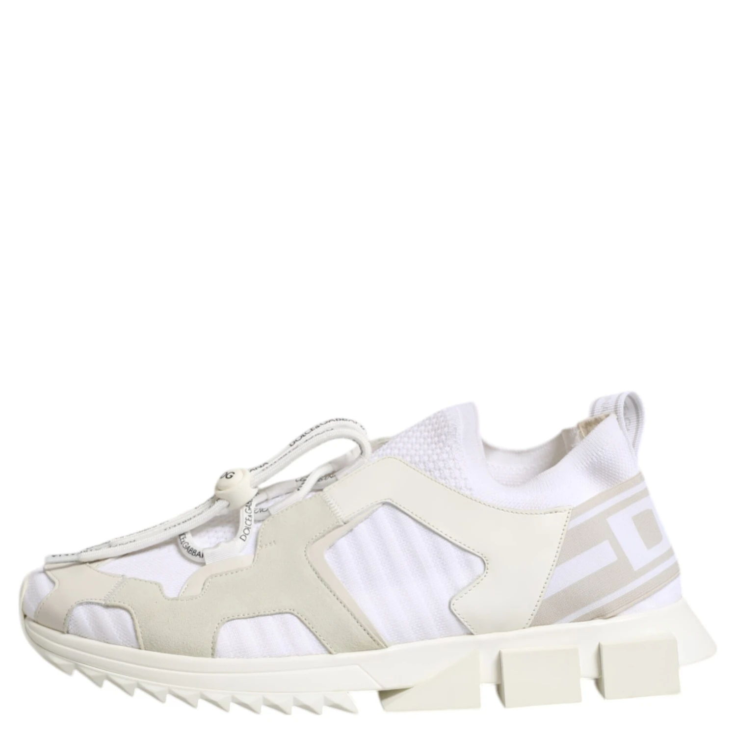 White Mesh Sorrento Trekking Sneakers Shoes