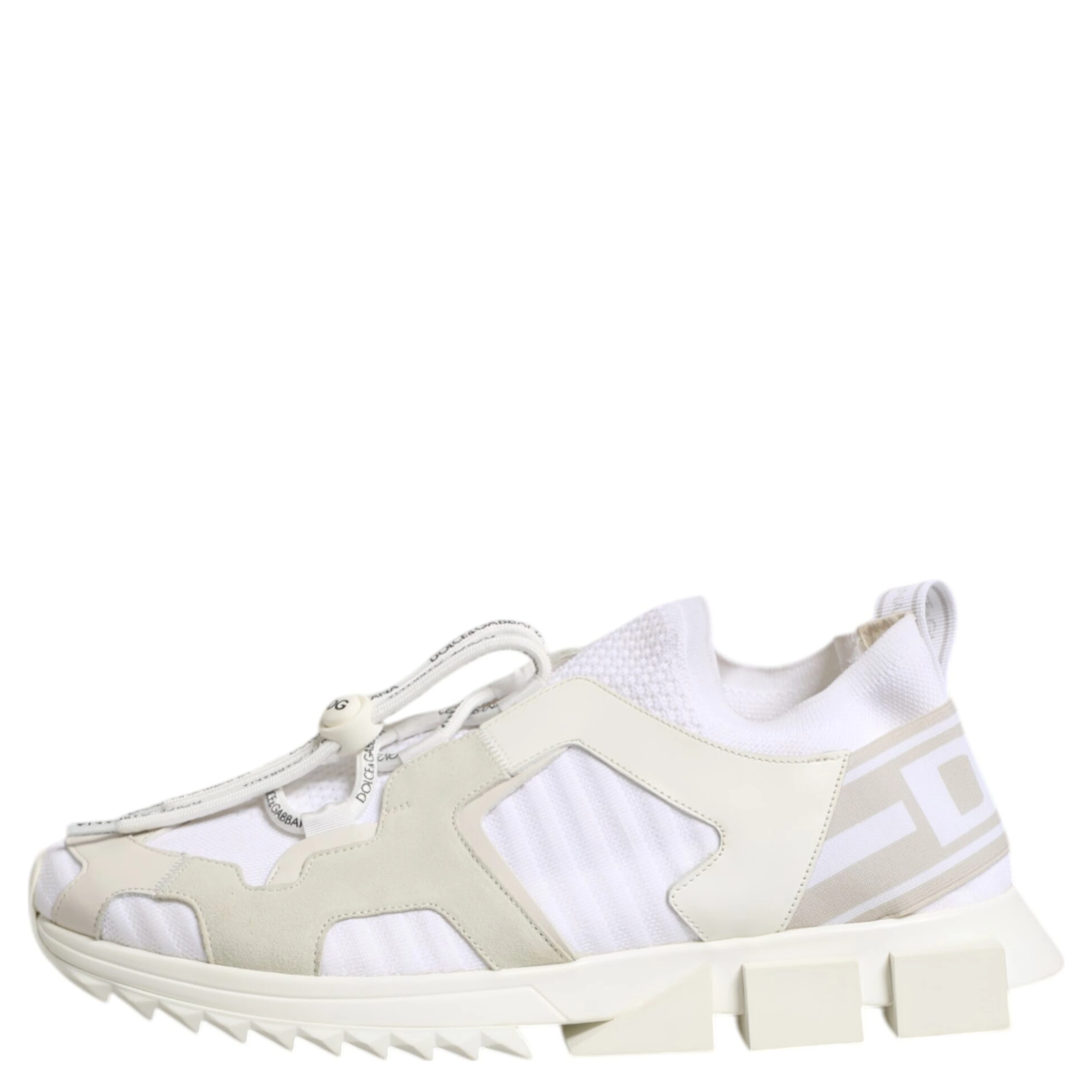 White Mesh Sorrento Trekking Sneakers Shoes