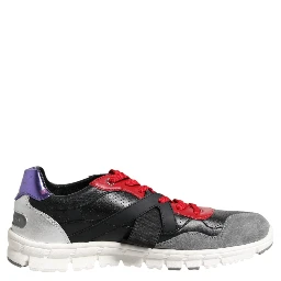 Multicolor Lace Up Low Top Men Sneakers Shoes