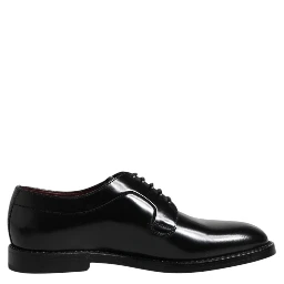 Black Leather Lace Up Derby Dress Formal Shoes