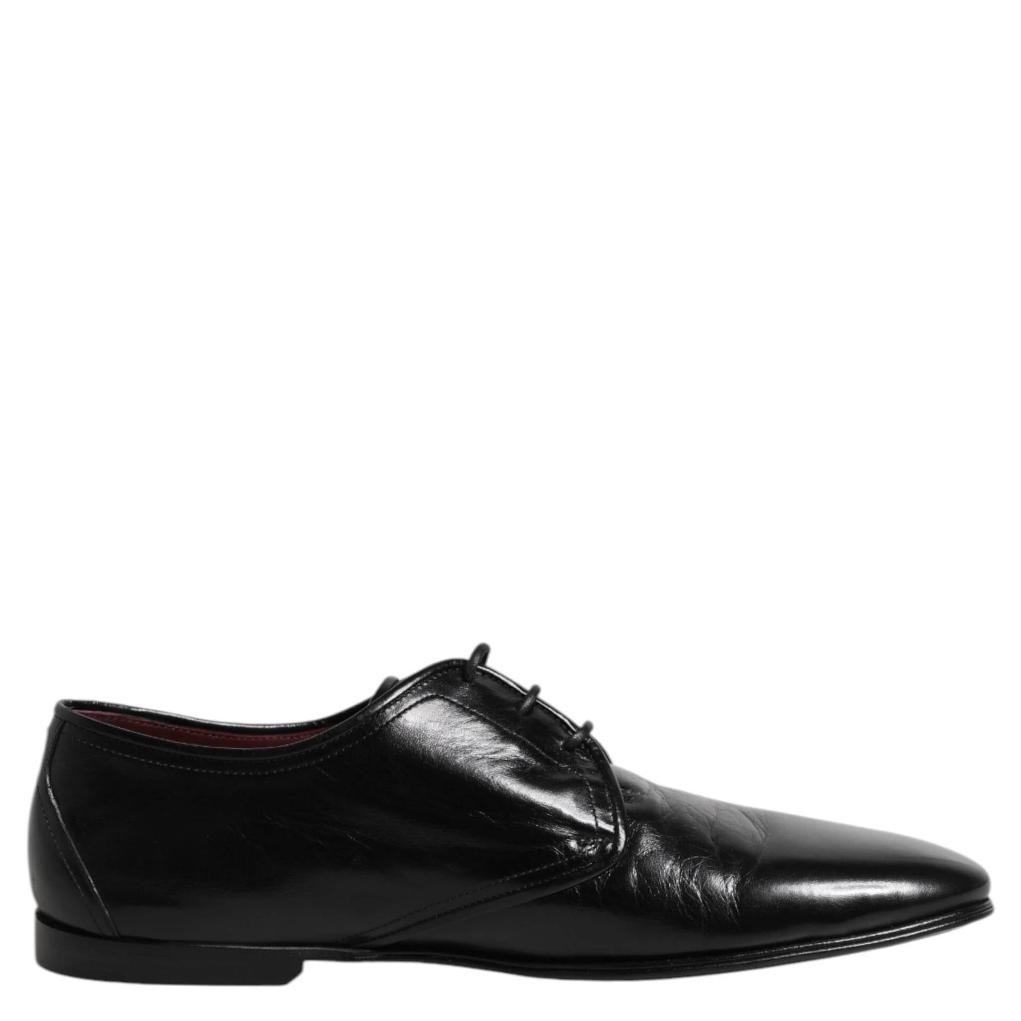 Black Leather Lace Up Derby Dress Formal Shoes