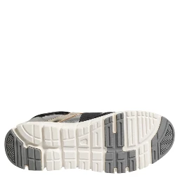 Multicolor Leather Suede Low Top Sneaker Shoes