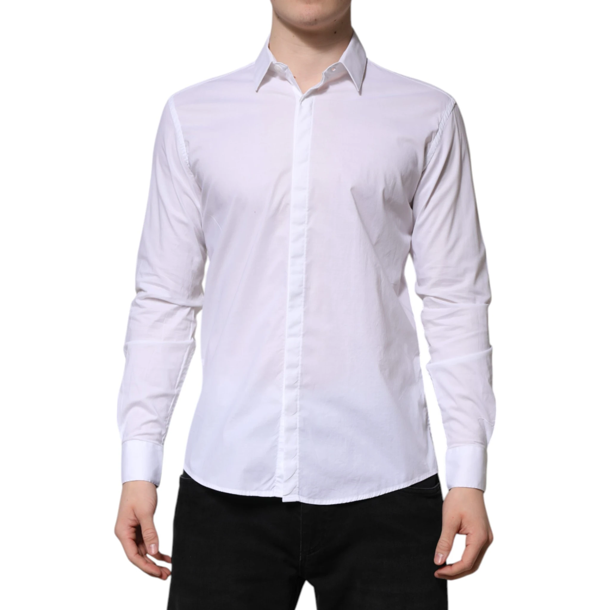 White Long Sleeves Dress Shirt