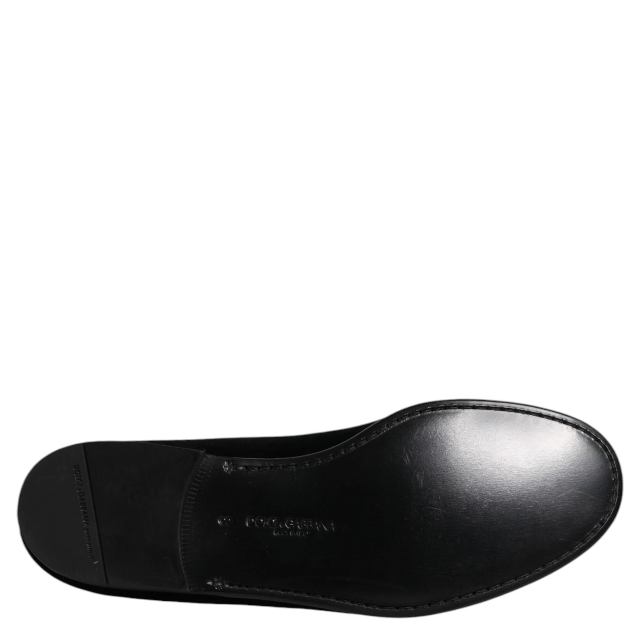 Black Velvet Slip On Loafers Formal Shoes