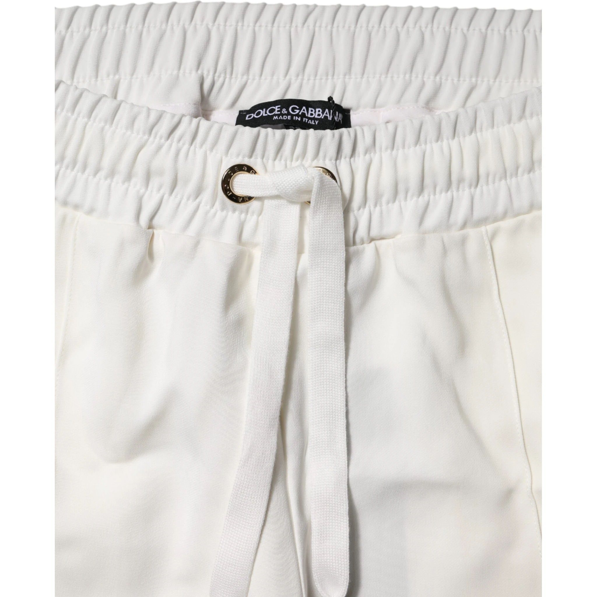 White Jogger Sweatpants Pants