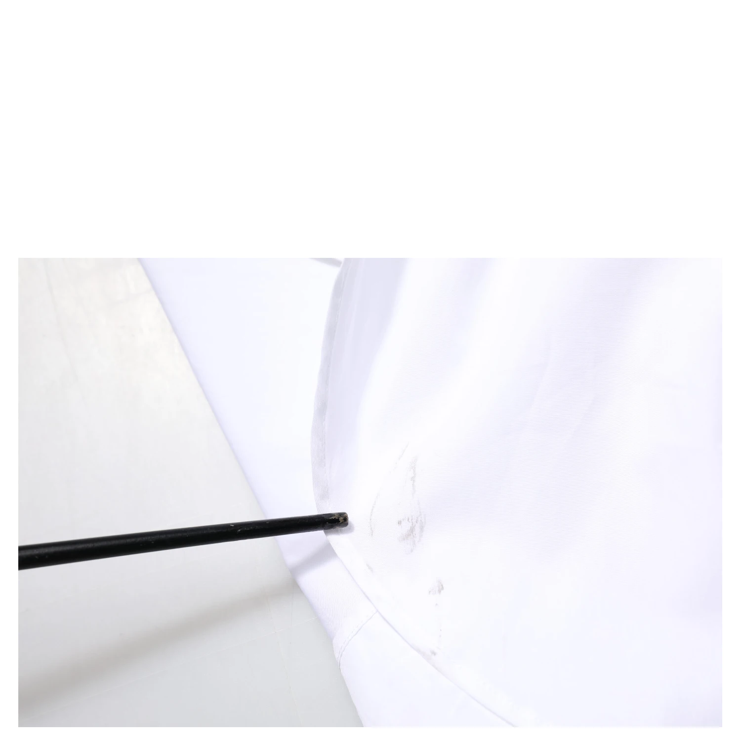 White Cotton Collared Shirt Long Sleeve Top