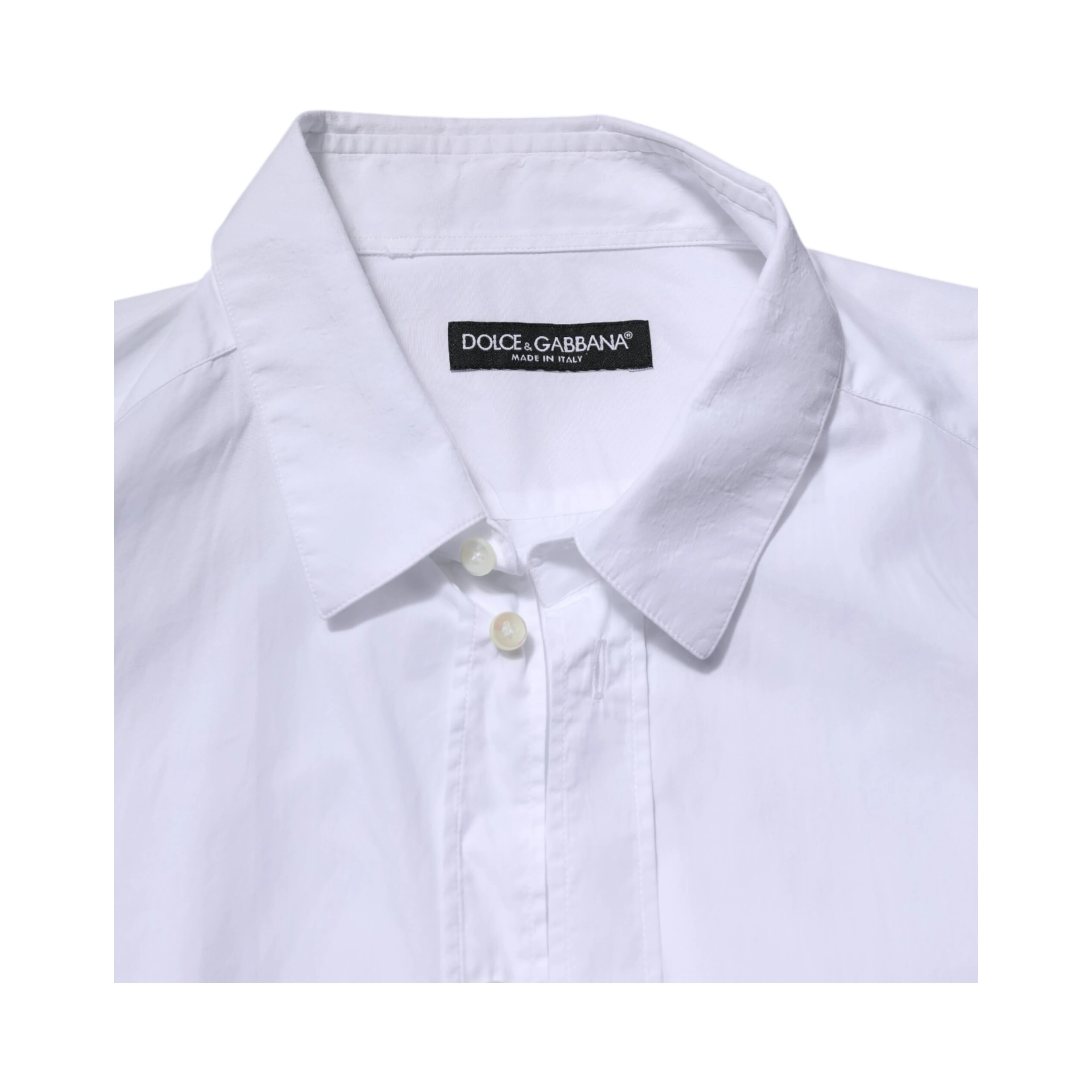 White Cotton Long Sleeves Dress Formal Shirt