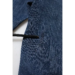 Blue Low Waist Cotton Skinny Denim Jeans