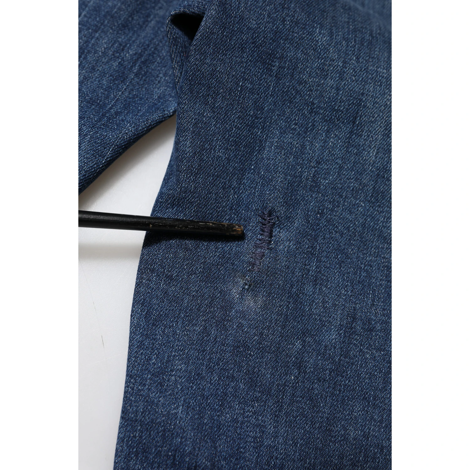 Blue Low Waist Cotton Skinny Denim Jeans