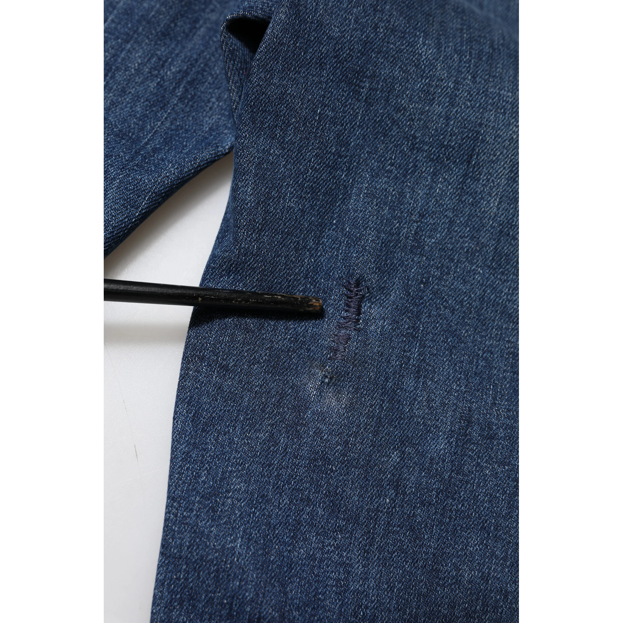 Blue Low Waist Cotton Skinny Denim Jeans