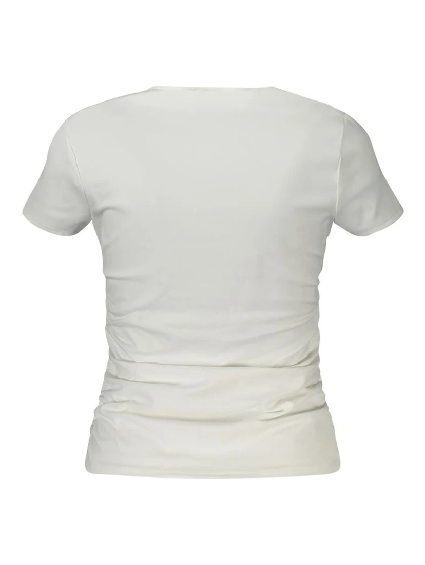 White Spandex Women T-Shirt