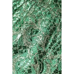 Green Cotton Floral Lace Sheath Midi Dress