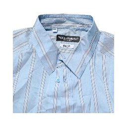 Blue Striped MARTINI Long Sleeves Dress Shirt