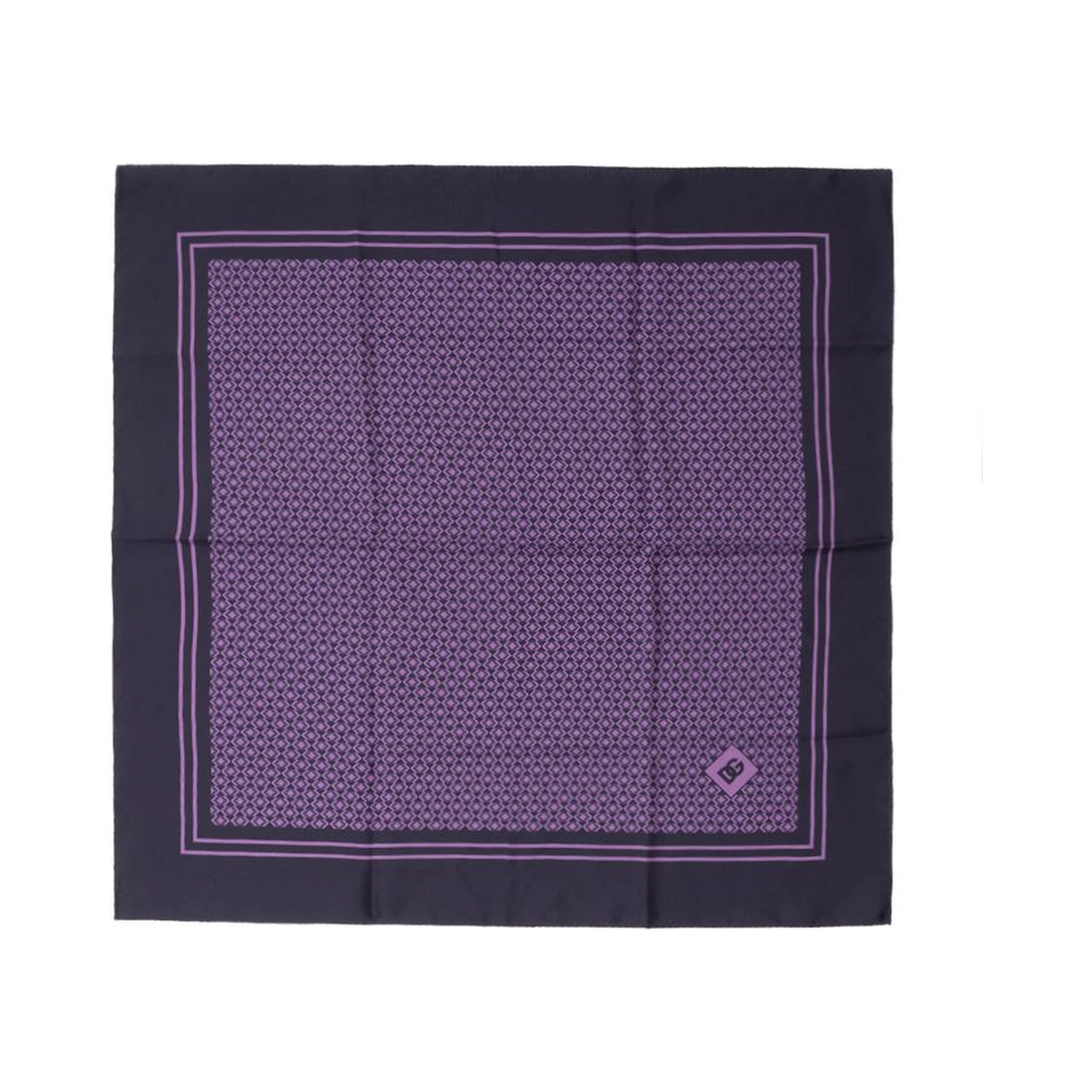 Purple Silk Pocket Square