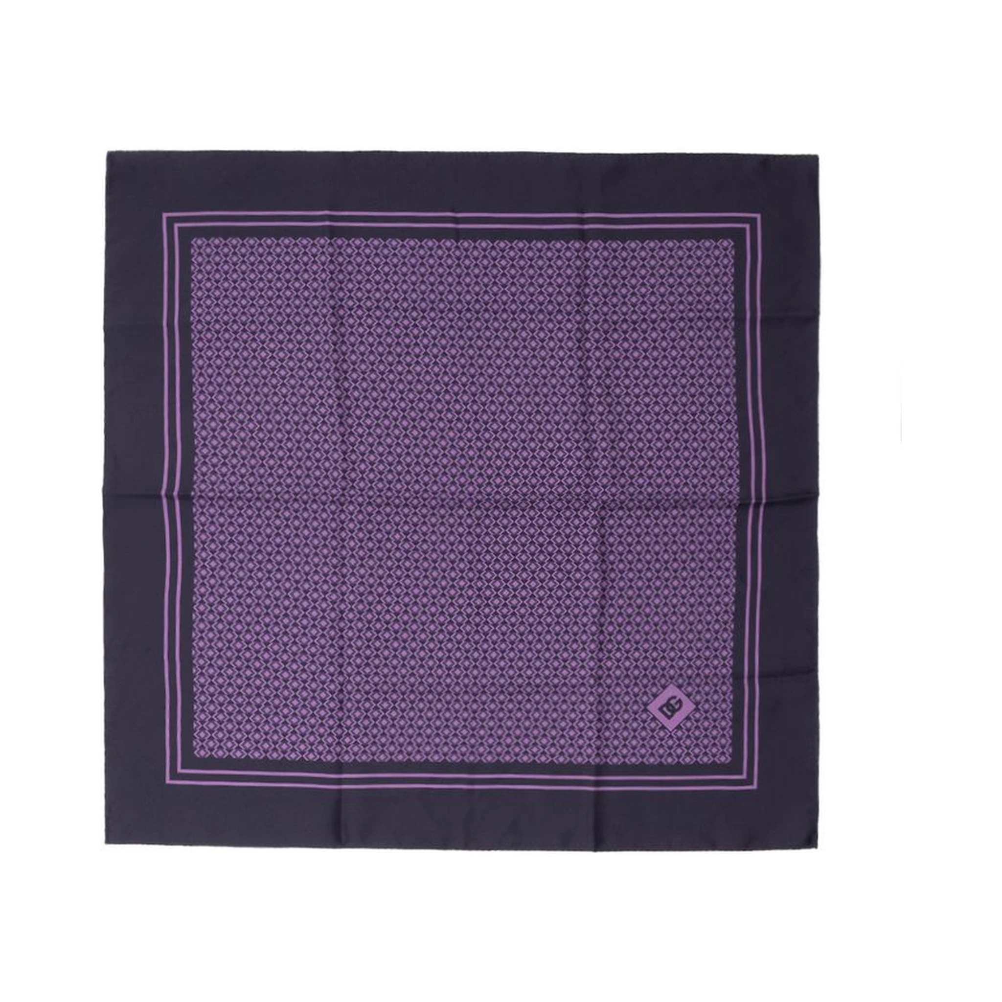 Purple Silk Pocket Square