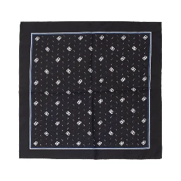 Black Silk Pocket Square