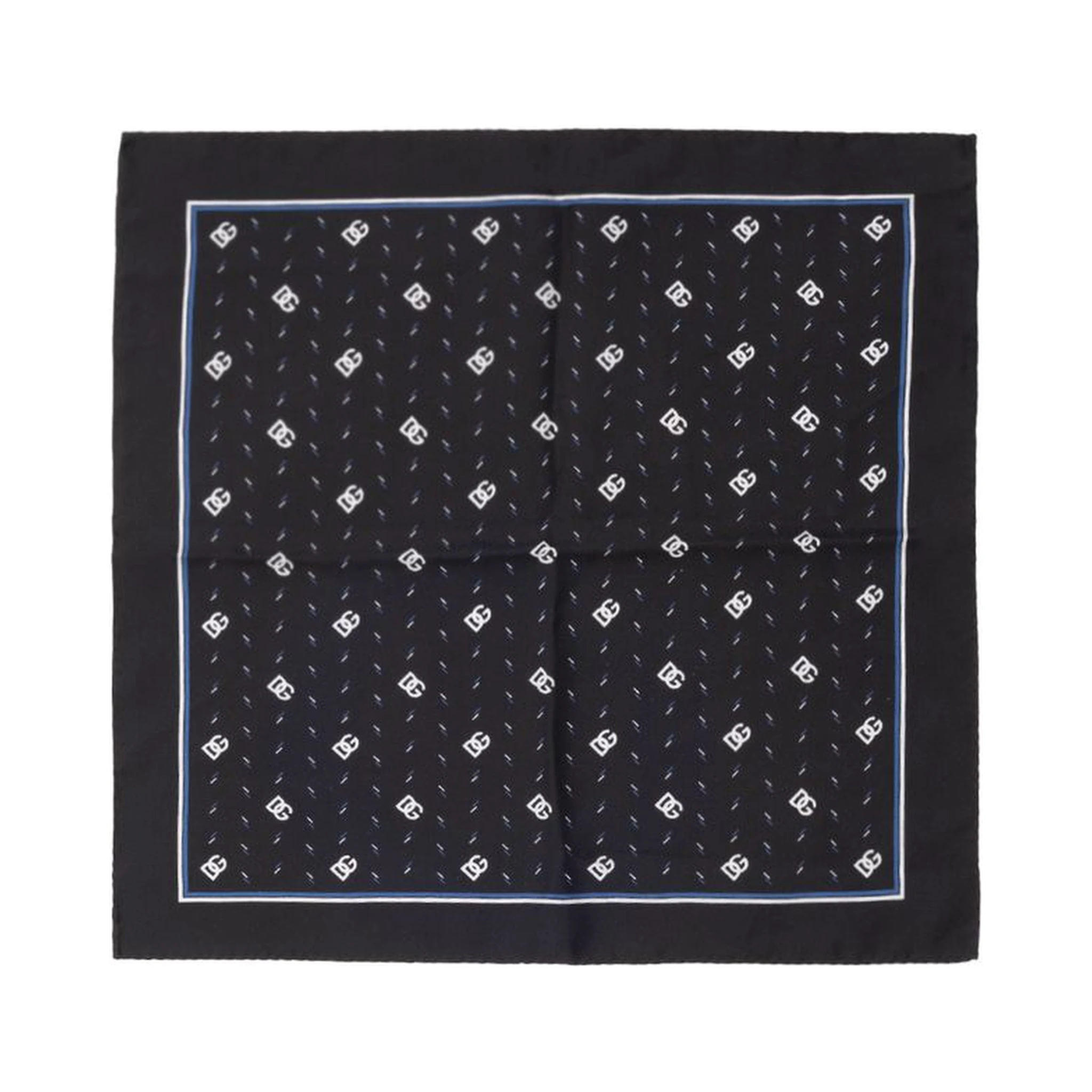 Black Silk Pocket Square