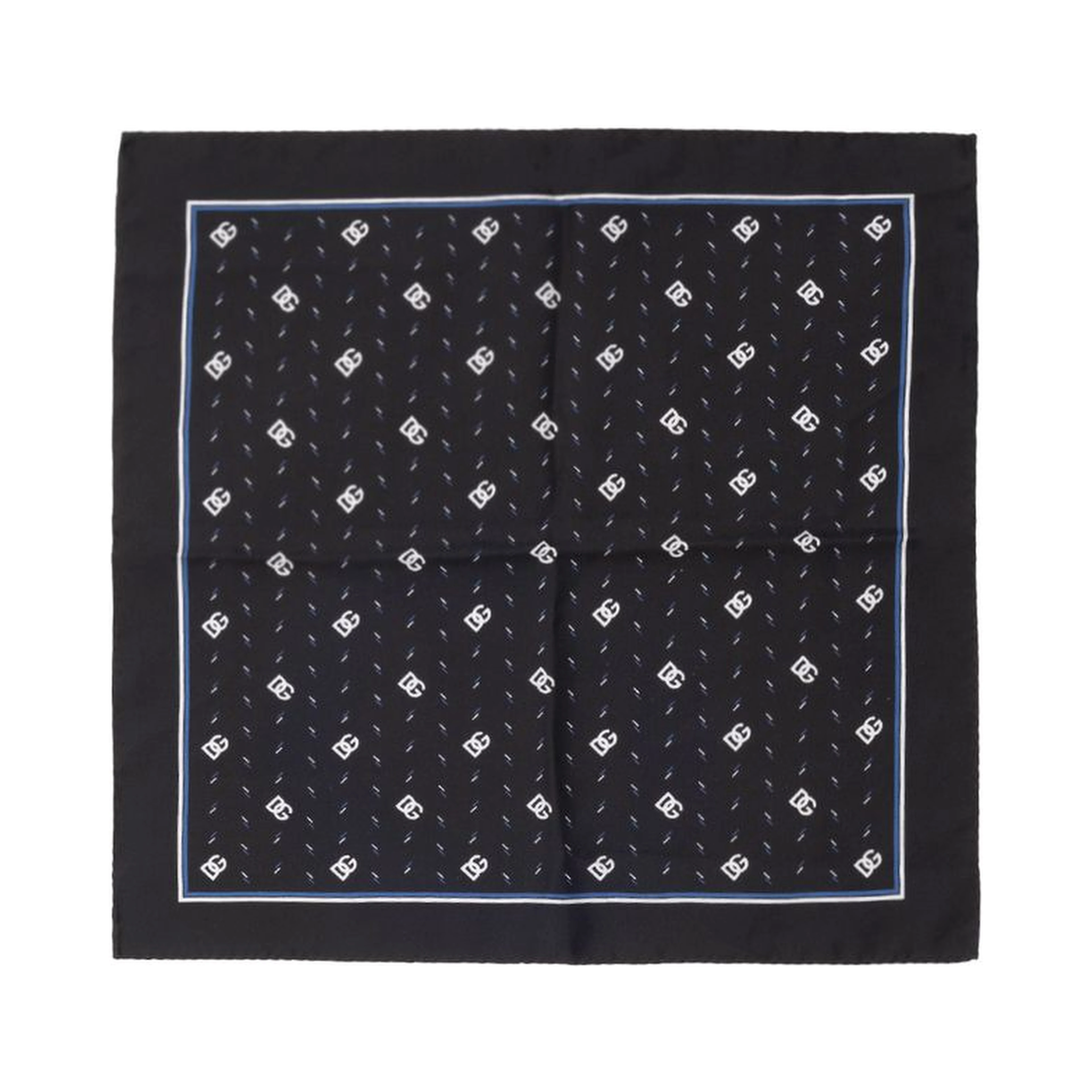 Black Silk Pocket Square