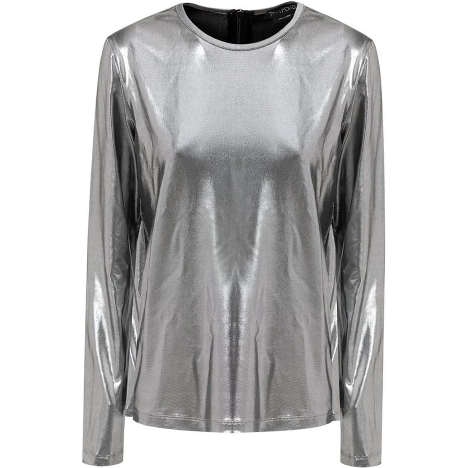 Gray Viscose Long Sleeve