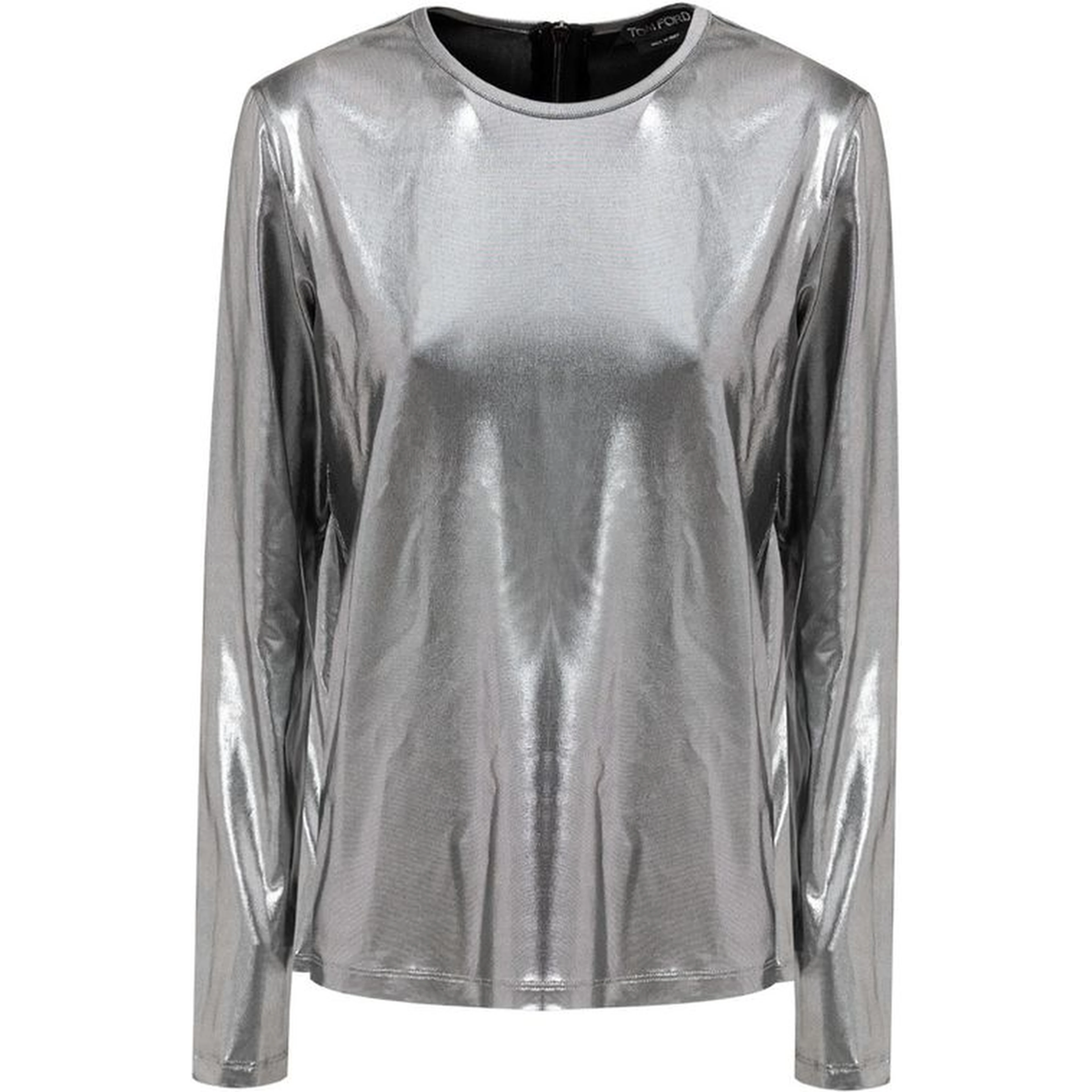 Gray Viscose Long Sleeve
