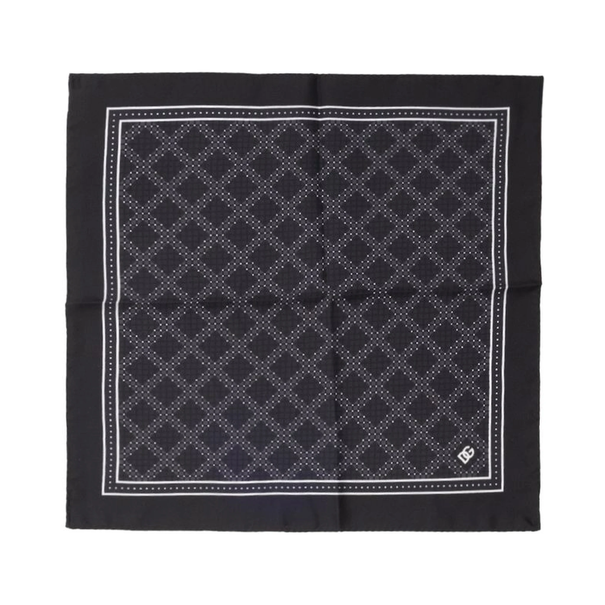Black Silk Pocket Square