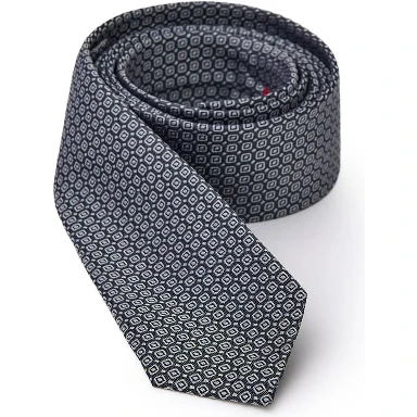Gray Silk Tie
