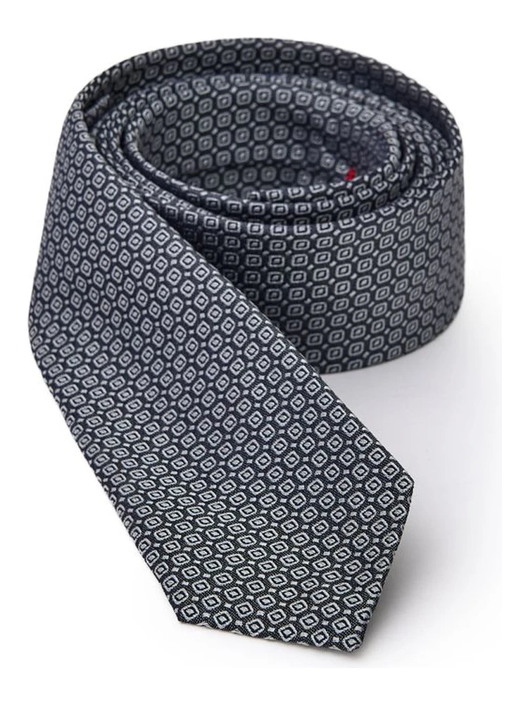 Gray Silk Tie