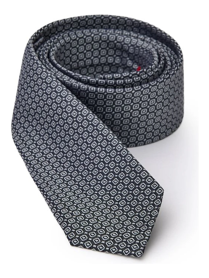Gray Silk Tie