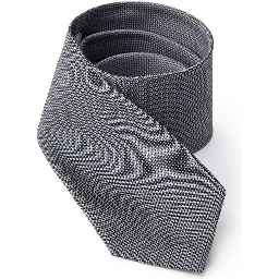 Gray Silk Tie