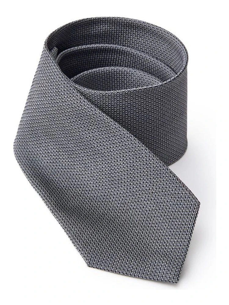 Gray Silk Tie