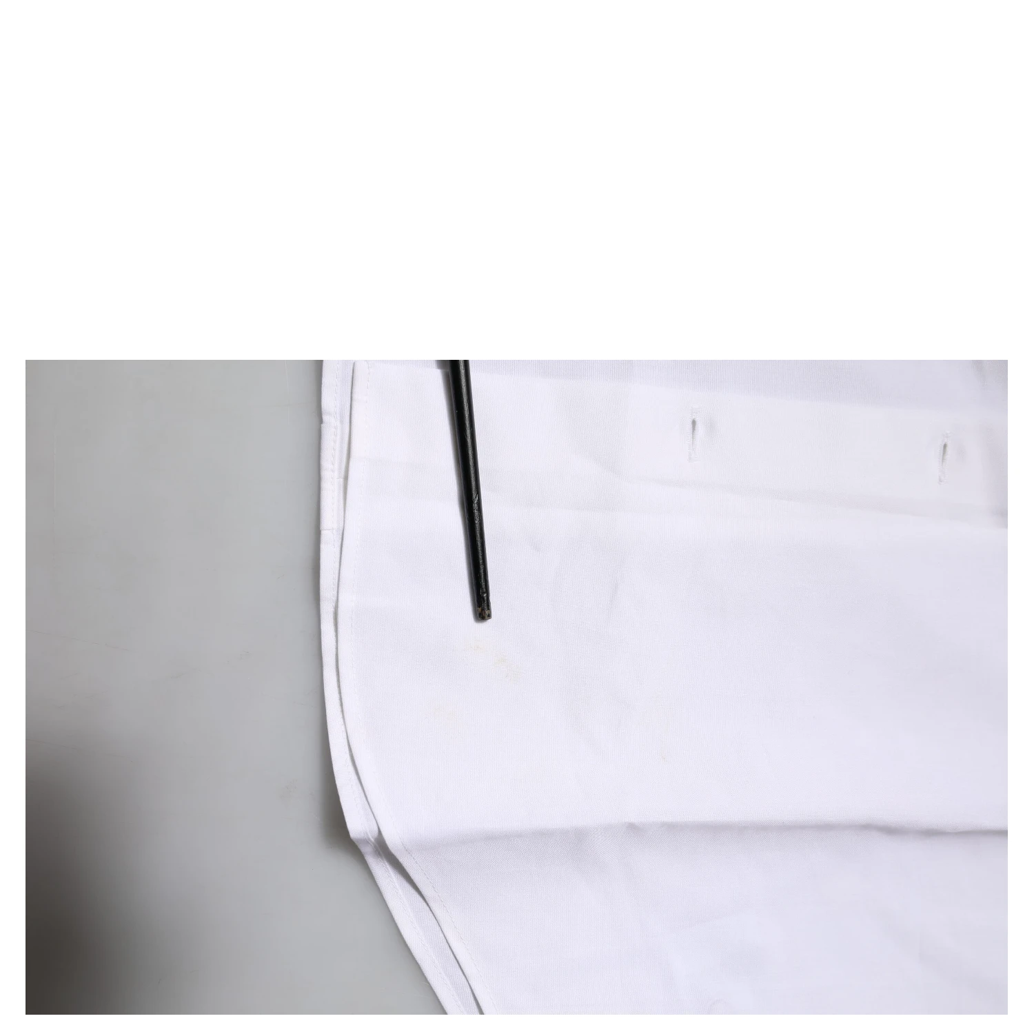 White Cotton GOLD Long Sleeves Dress Shirt