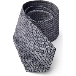 Gray Silk Tie