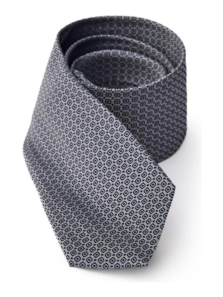 Gray Silk Tie