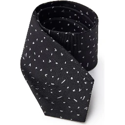 Black Silk Tie
