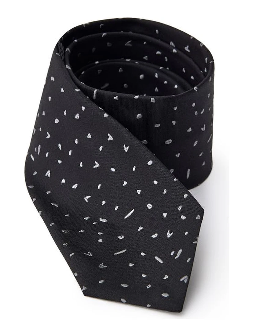 Black Silk Tie