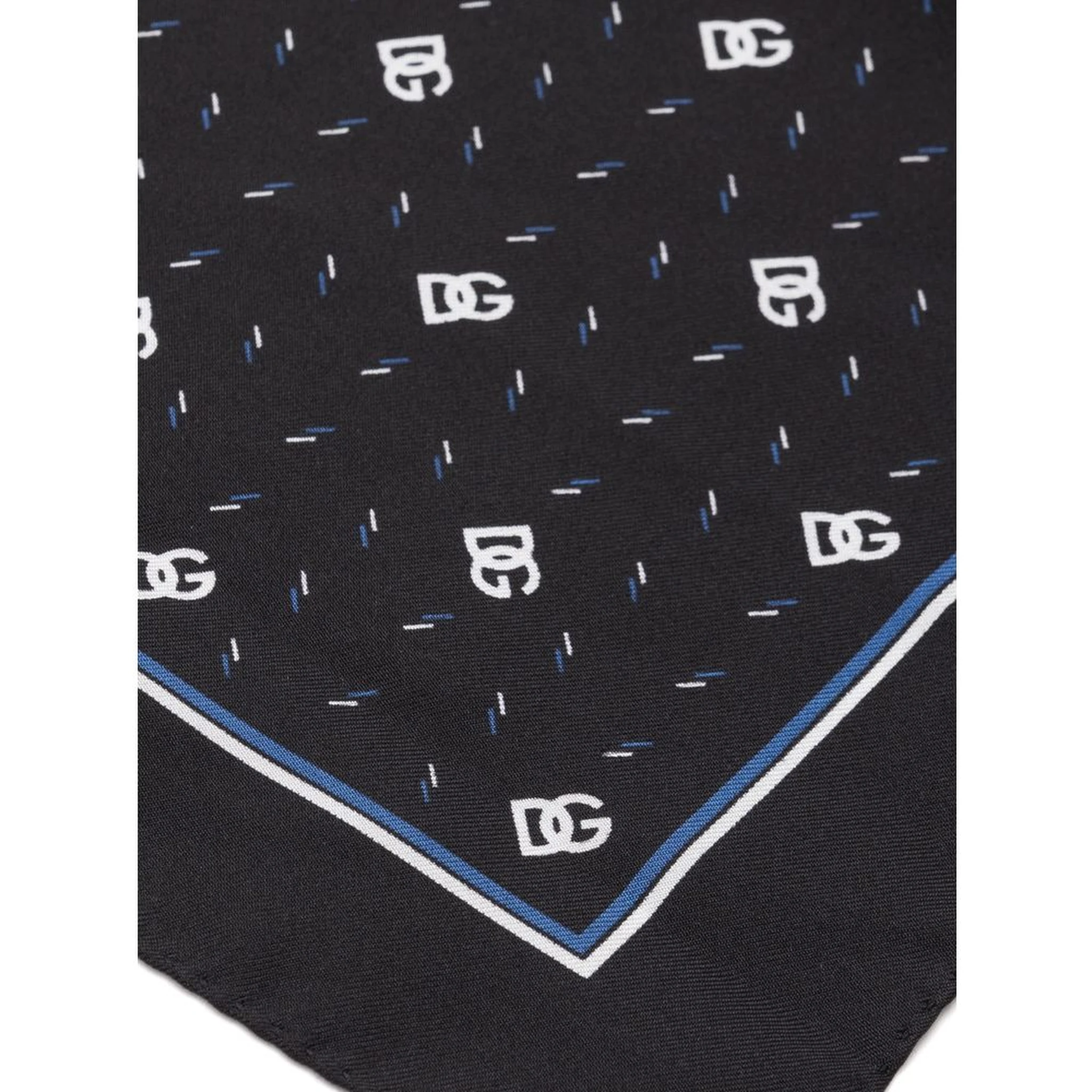 Black Silk Pocket Square