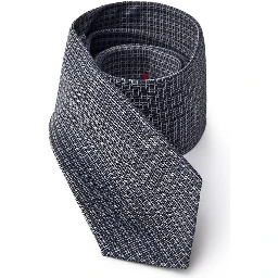 Gray Silk Tie