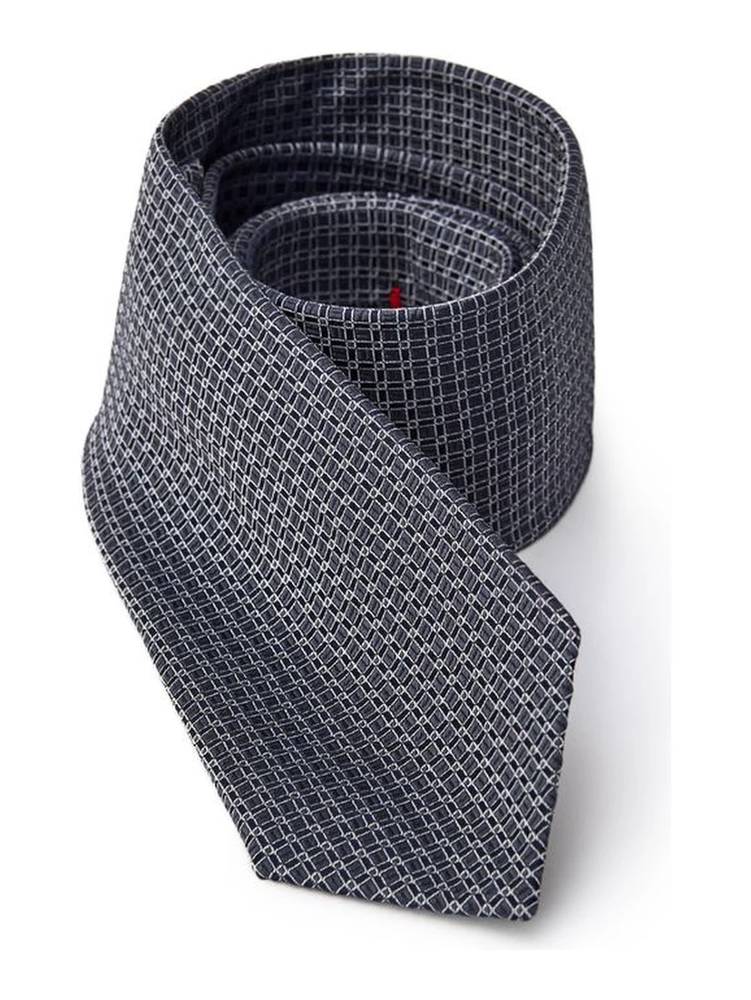 Gray Silk Tie