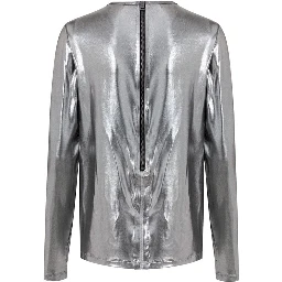 Gray Viscose Long Sleeve