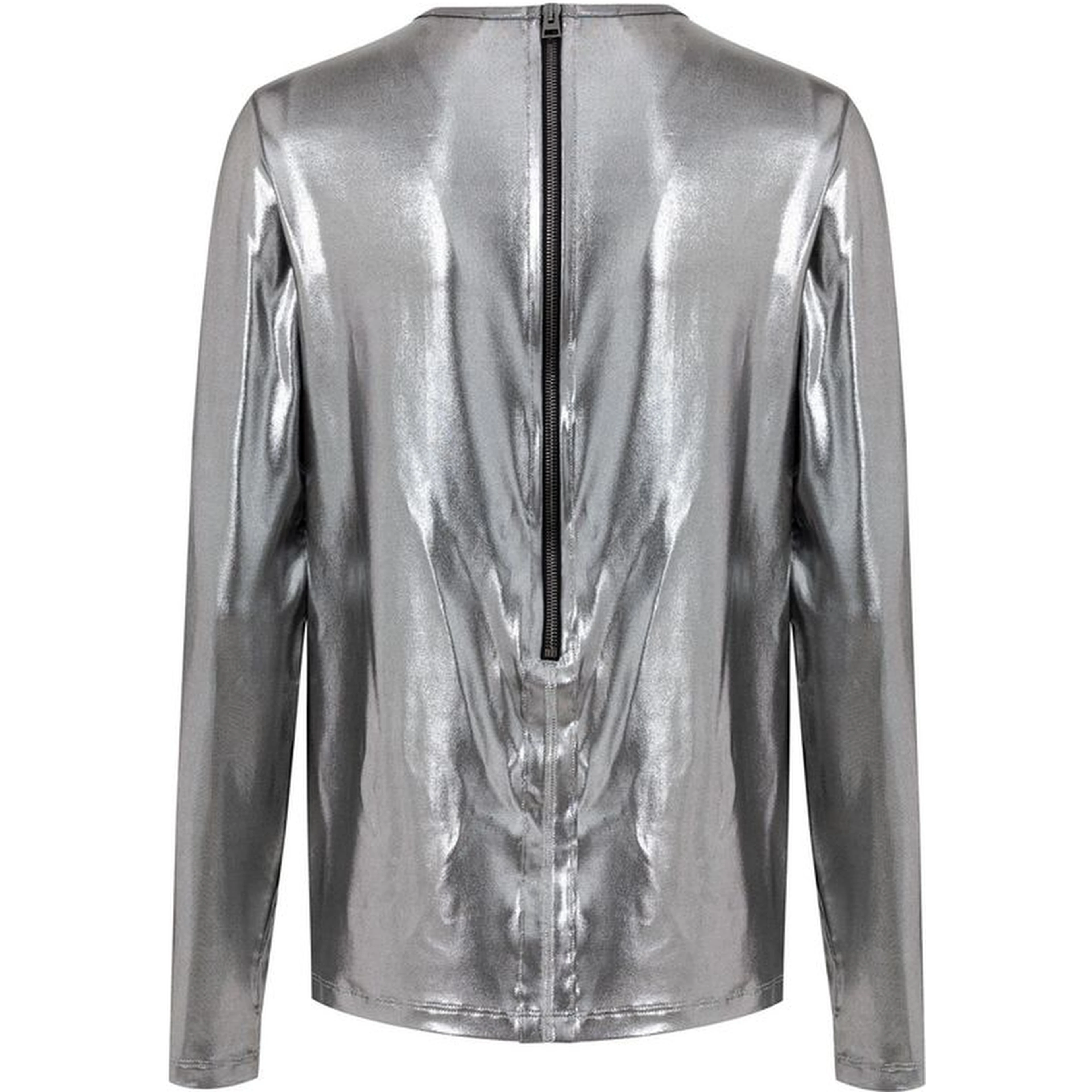 Gray Viscose Long Sleeve