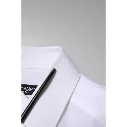 White Cotton MARTINI Long Sleeve Dress Shirt